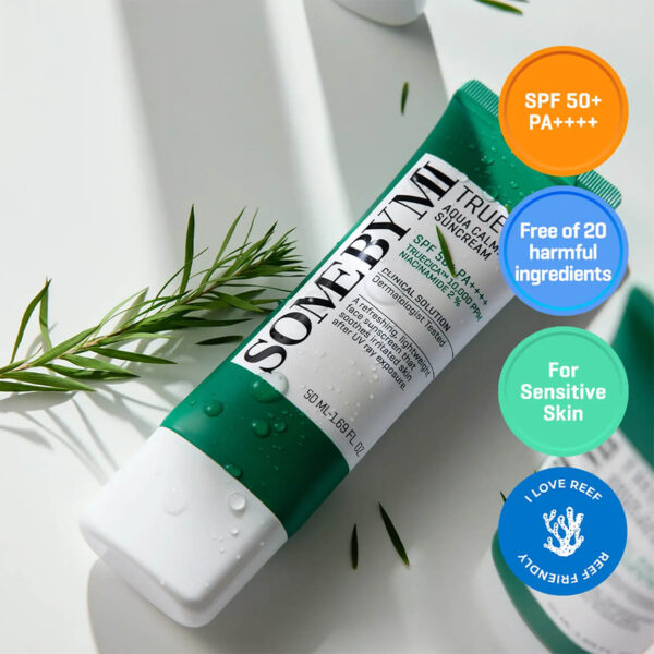 Some By Mi Truecica Aqua Calming Sunscream SPF 50+ PA++++ 50ml