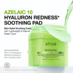 ANUA Azelaic 10 Hyaluron Redness Soothing Pad - 90ea
